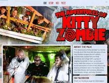 Tablet Screenshot of kittyzombieadventures.com